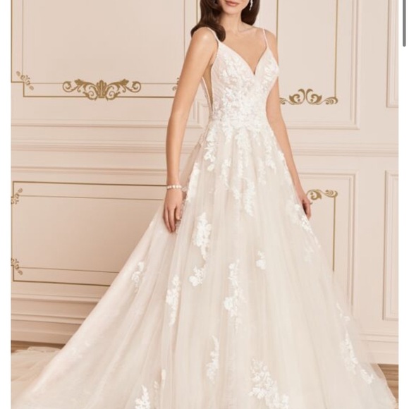 Sophia Tolli Y12016 Florentina Sheer Sides Bridal Dress - Picture 14 of 16